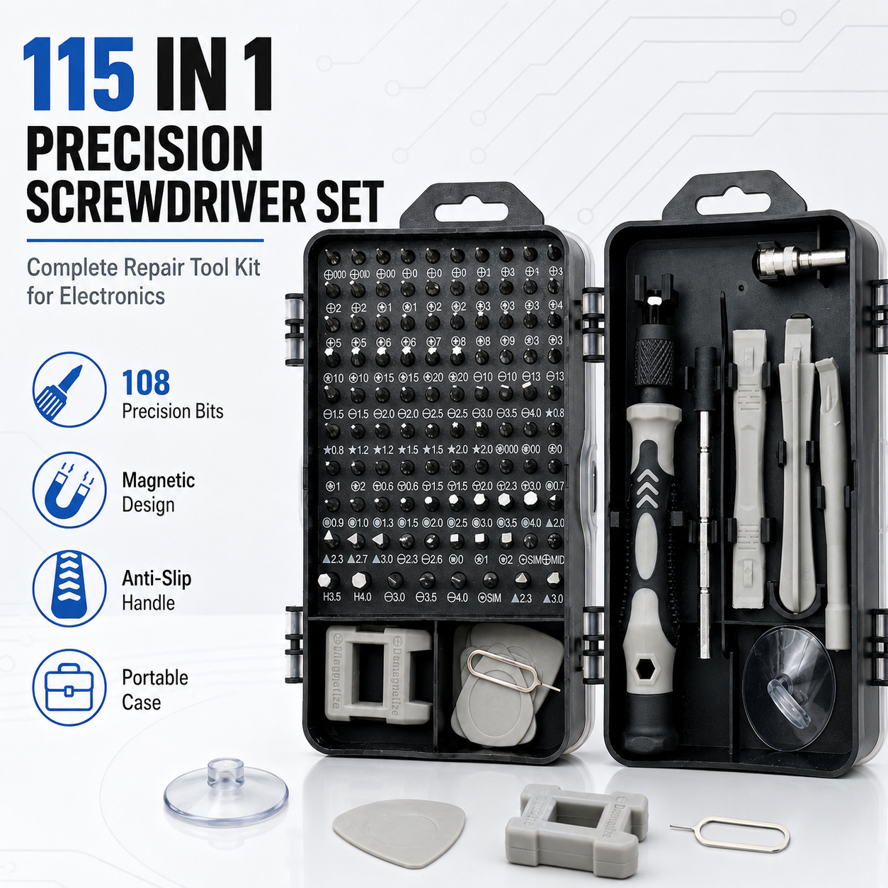 Electronic Repair Tutorial - 115 in 1 Magnetic Precision Screwdriver
