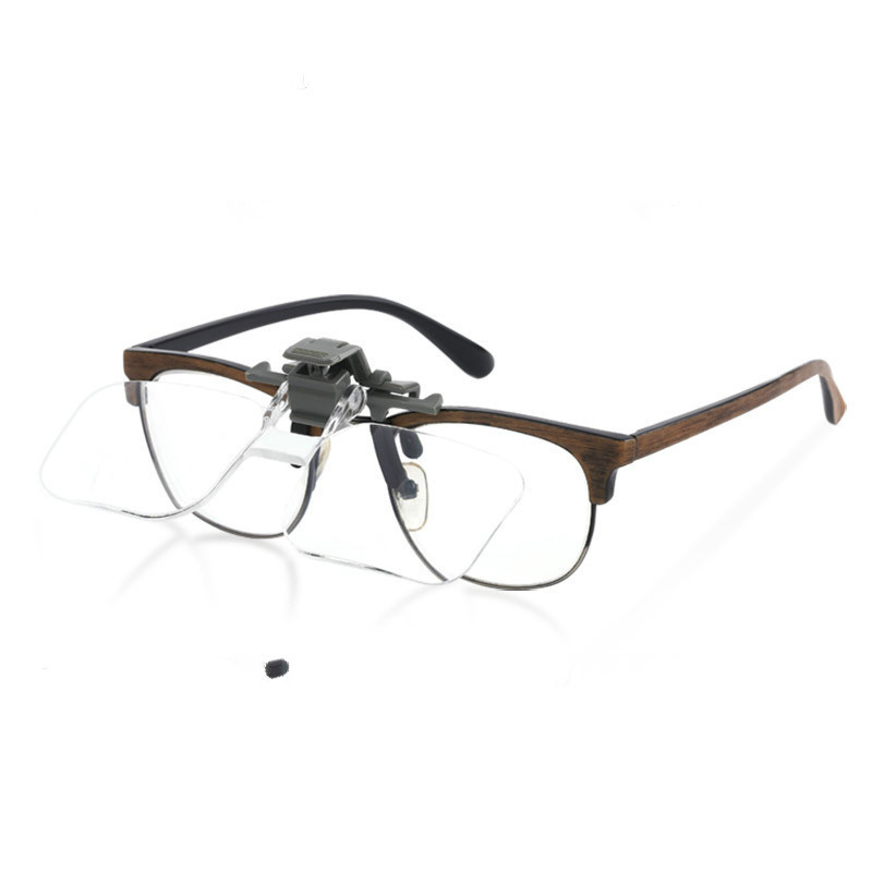 Electronics Repair Glasses - Clamping Magnifying Glass, Acrylic Lens, Can