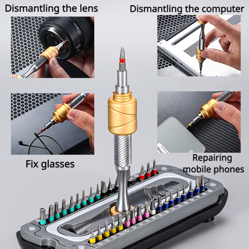 37 In 1 Screwdriver Tool Set M – Electronics Repair Glasses Bewertung und Preis