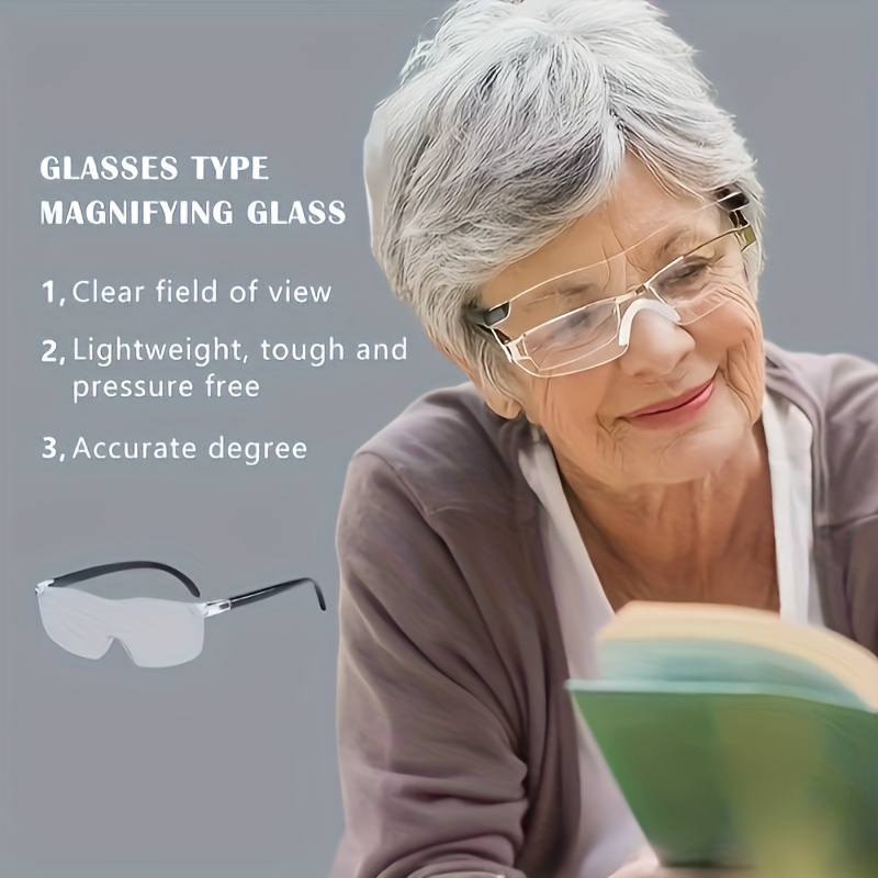 1pc Large Lens Portable Magnif – Electronics Repair Glasses Bewertung und Preis