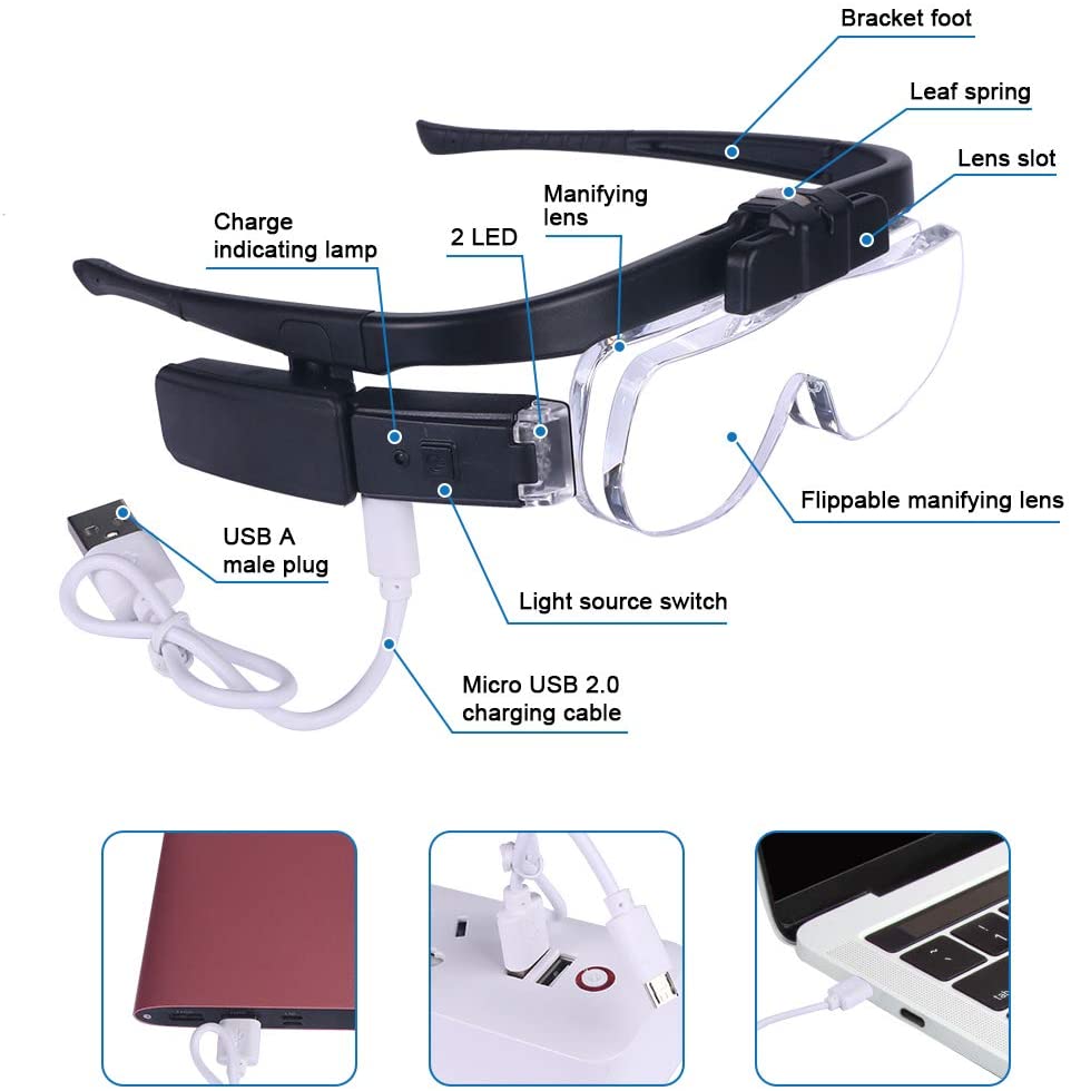 Magnifying Glasses Magnifier 1 – Electronics Repair Glasses Bewertung und Preis