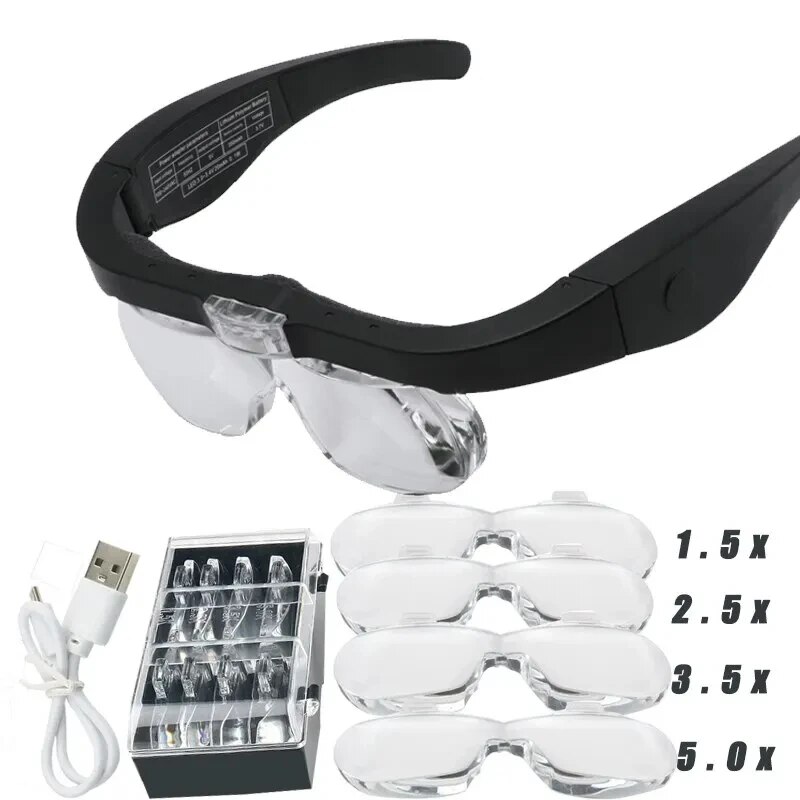 Head-mounted Magnifying Glasse – Electronics Repair Glasses Bewertung und Preis