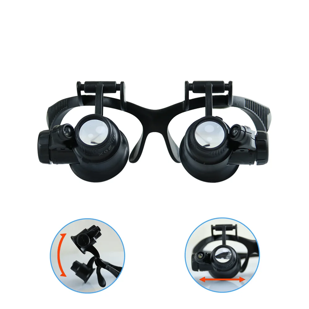 Headband Magnifier with 2 LED  – Electronics Repair Glasses Bewertung und Preis