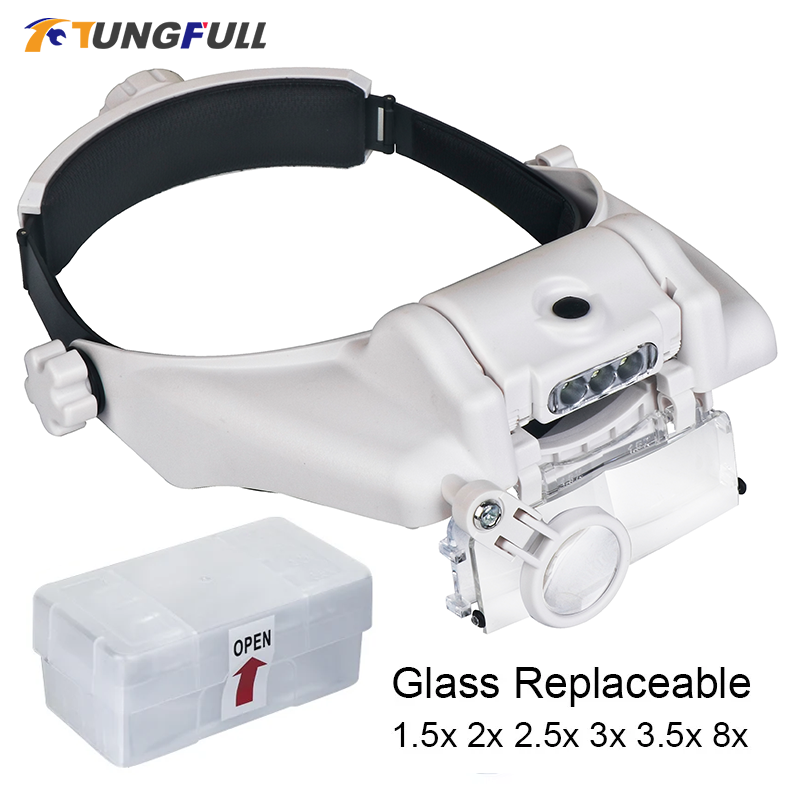 LED Headband Magnifier Profess – Electronics Repair Glasses Bewertung und Preis
